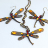 Vážky - náhrdelník (souprava)