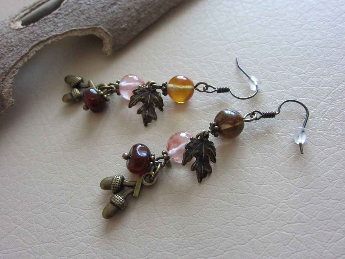 Na procházce - náušnice ...