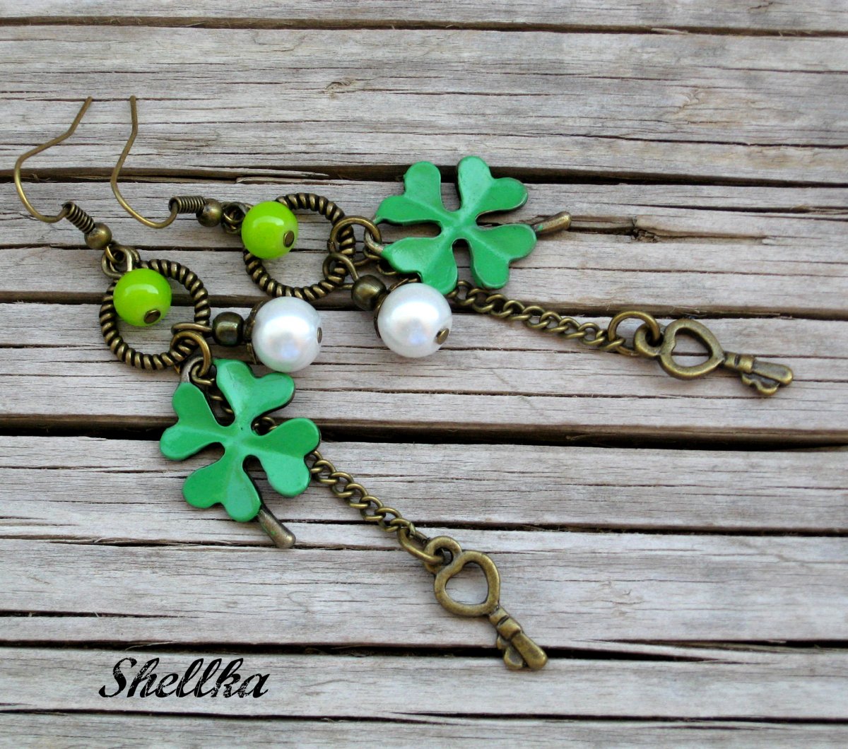 Náušnice ,,PRO ŠTĚSTÍ,,