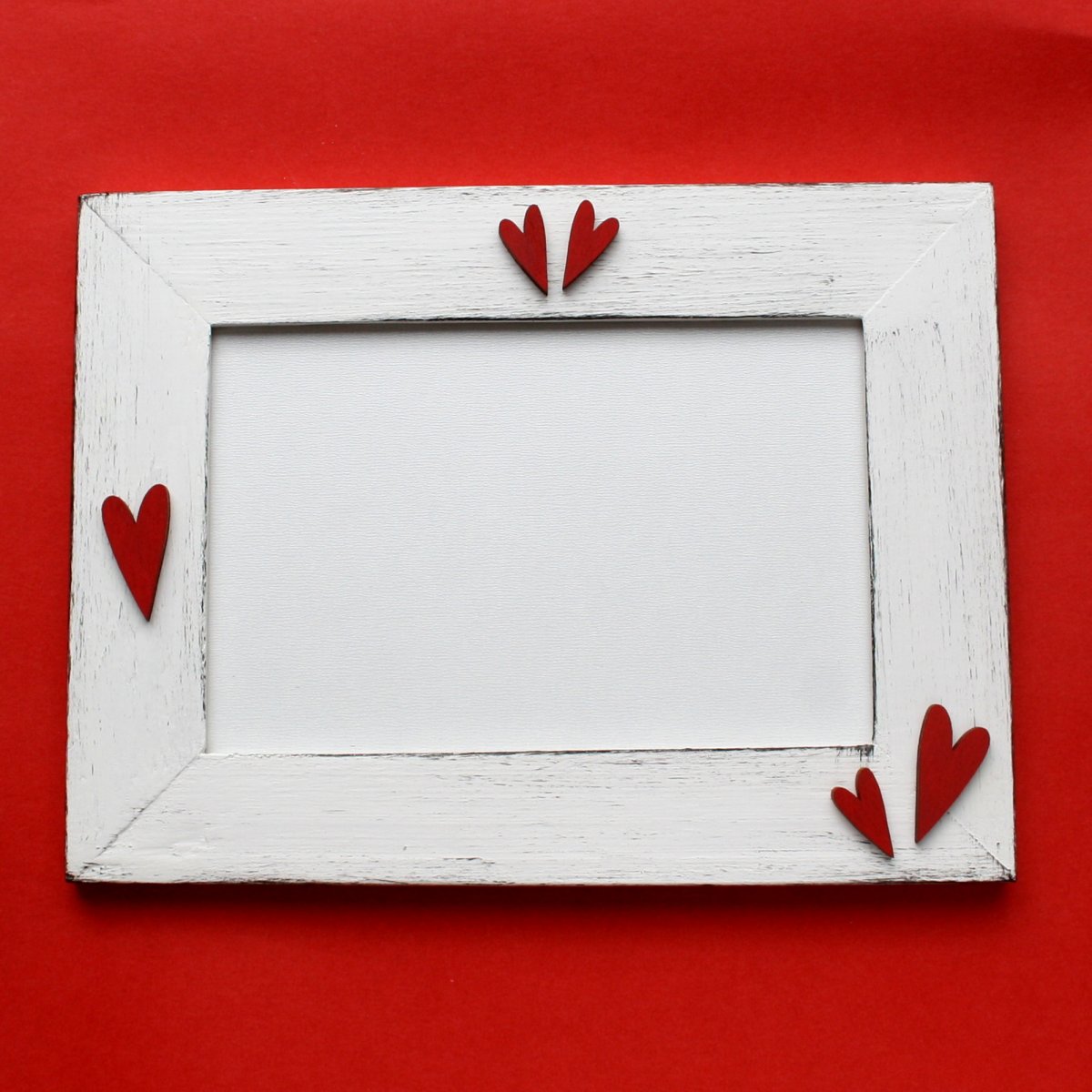 Svatební fotorámeček se srdíčky