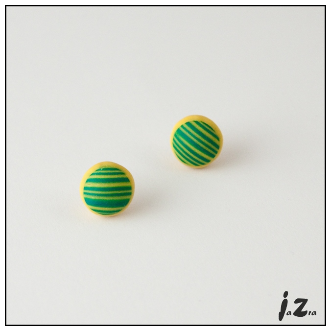 Žluté proužkované pecičky