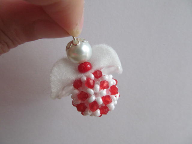 Andílek pro radost a štěstí-červený2 