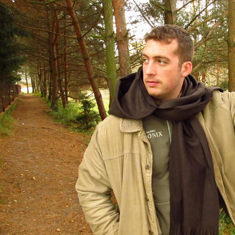 Šála s kapucí hnědá - PÁNSKÁ 