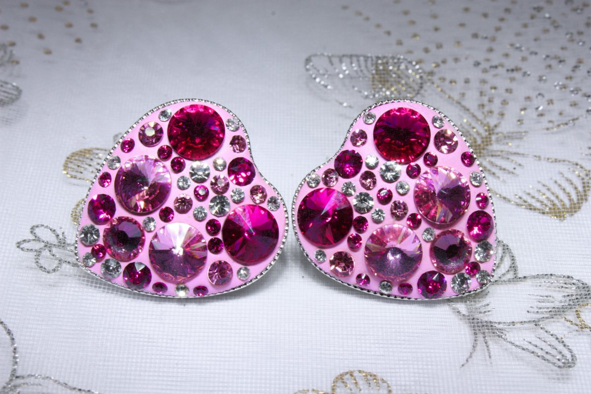 Velká růžová srdce