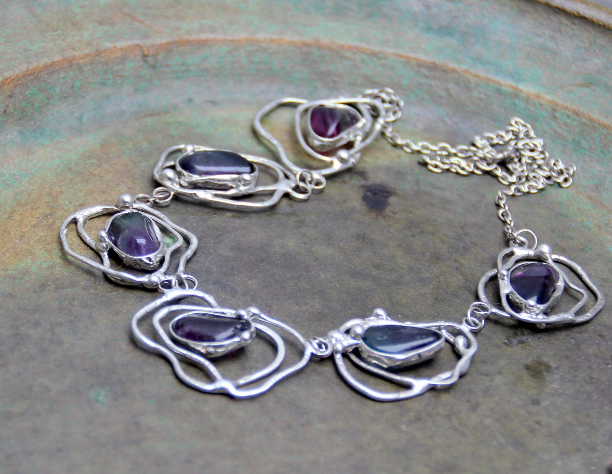 NÁHRDELNÍK FLUORITOVÝ POKLAD