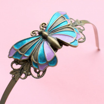 Luxusní čelenka s motýlem
