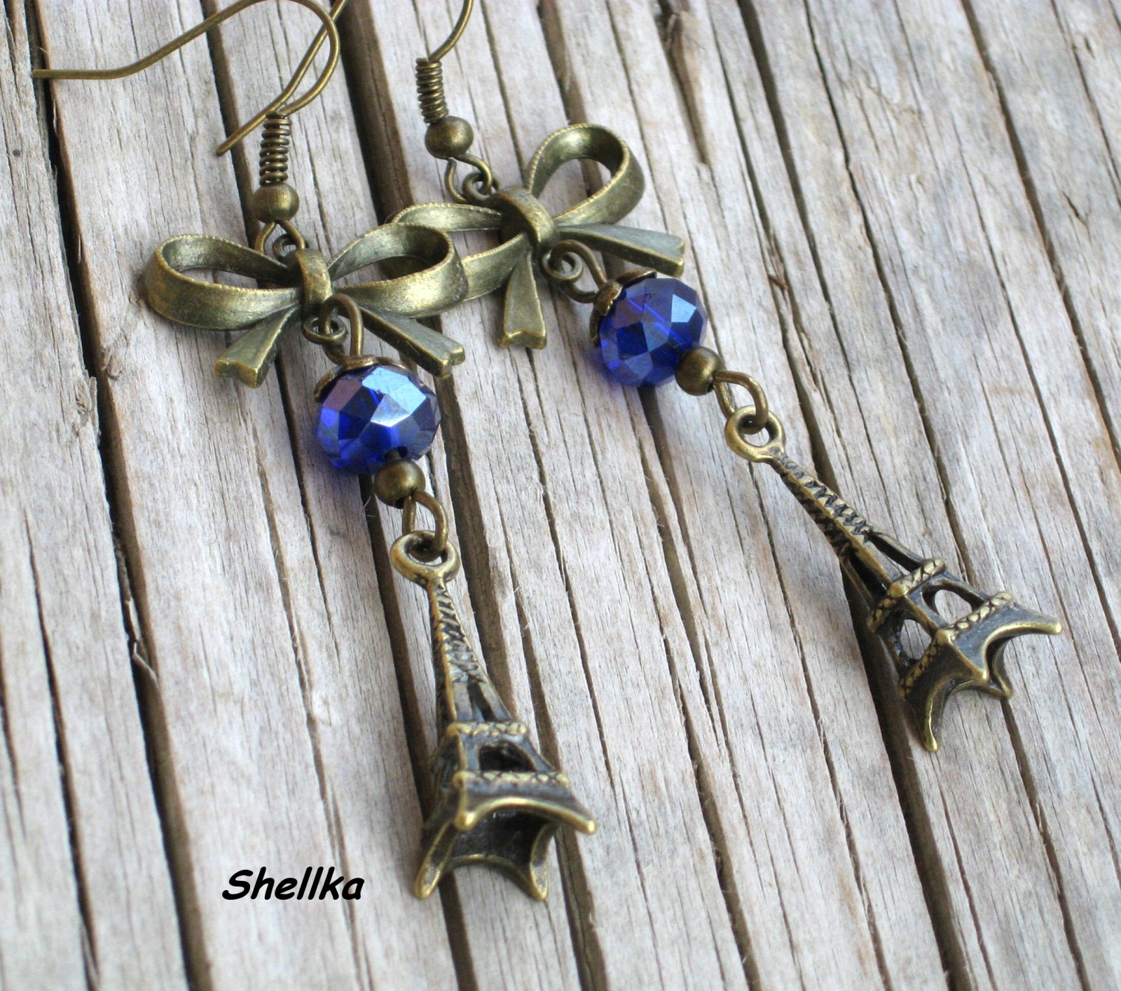 Náušnice eiffelovky