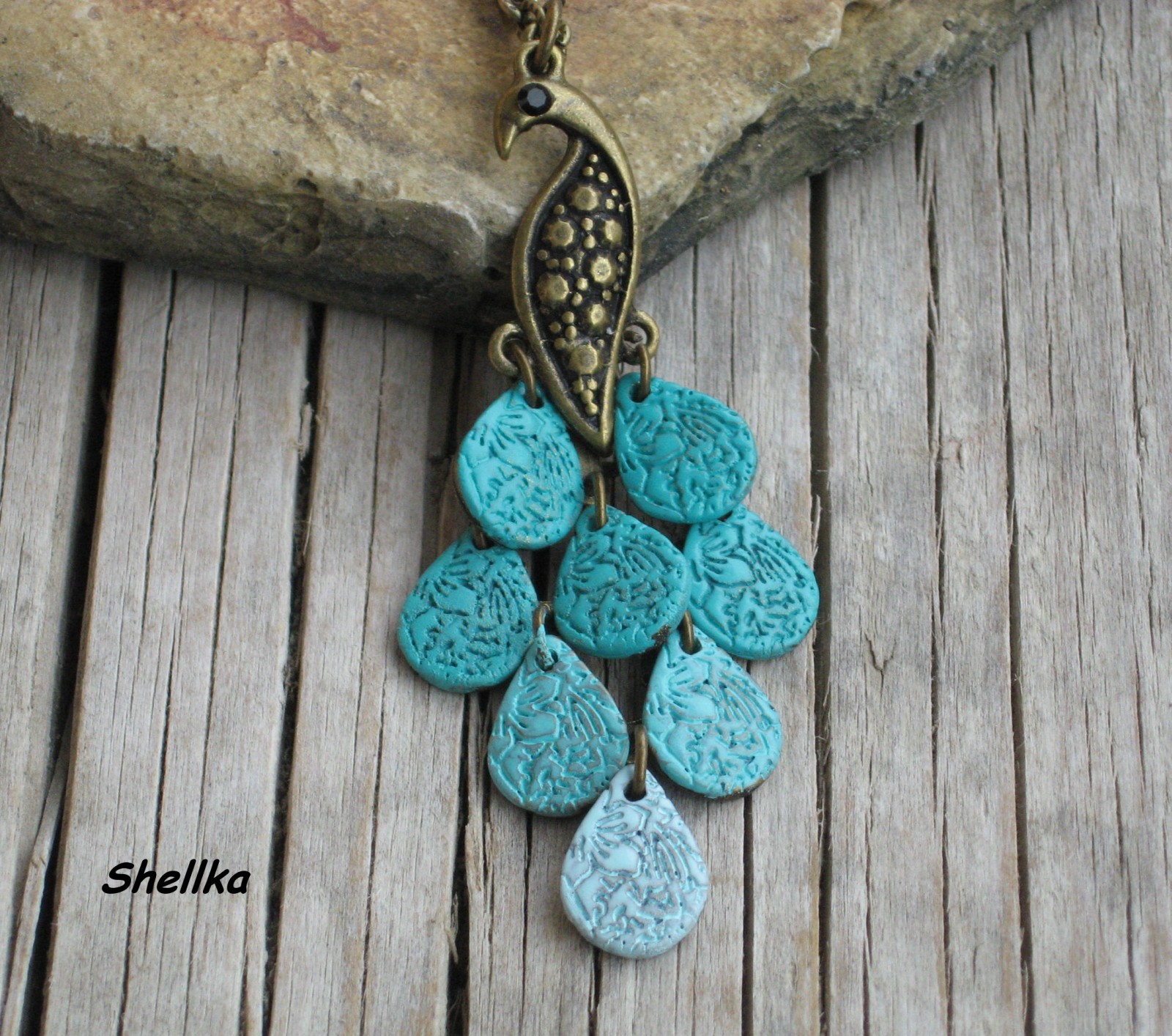 Náhrdelník,,PEACOCK,,2