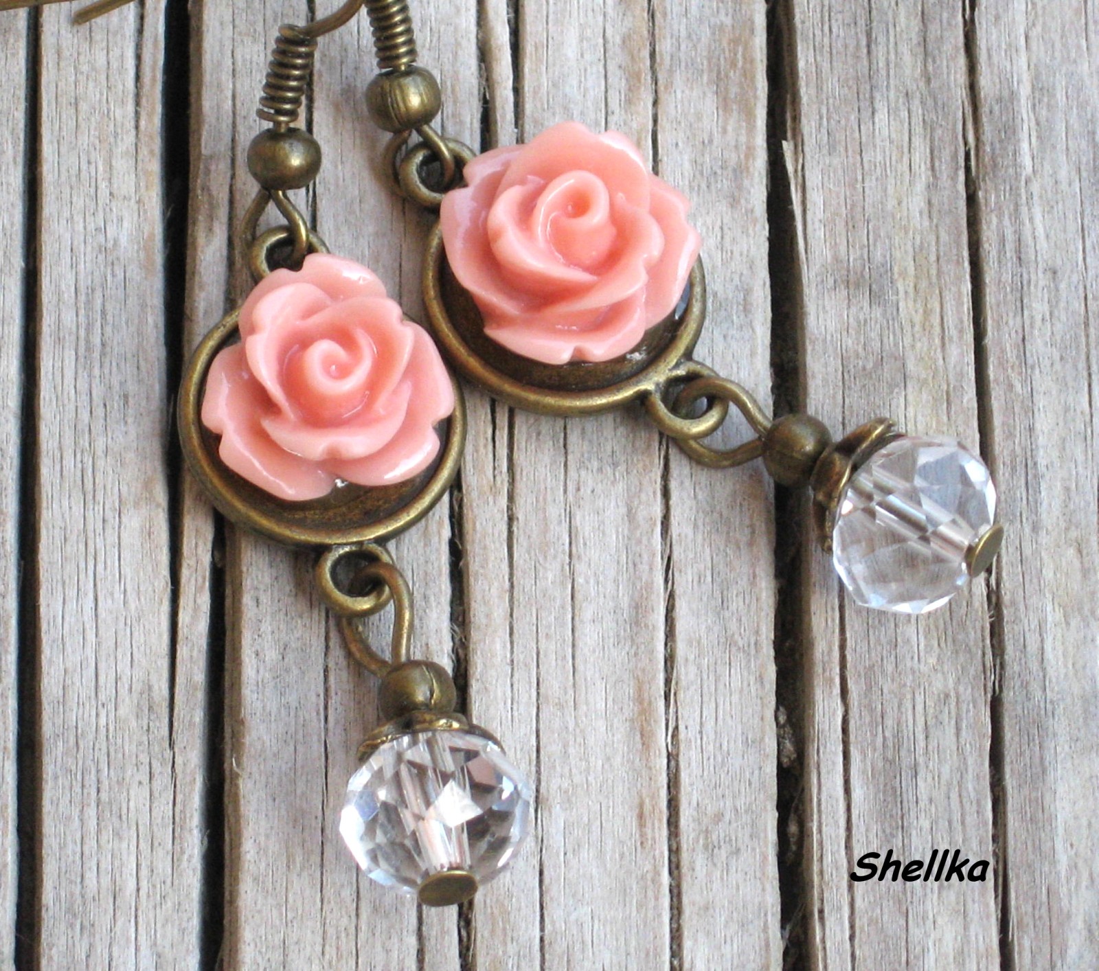 Náušnice s růžičkama