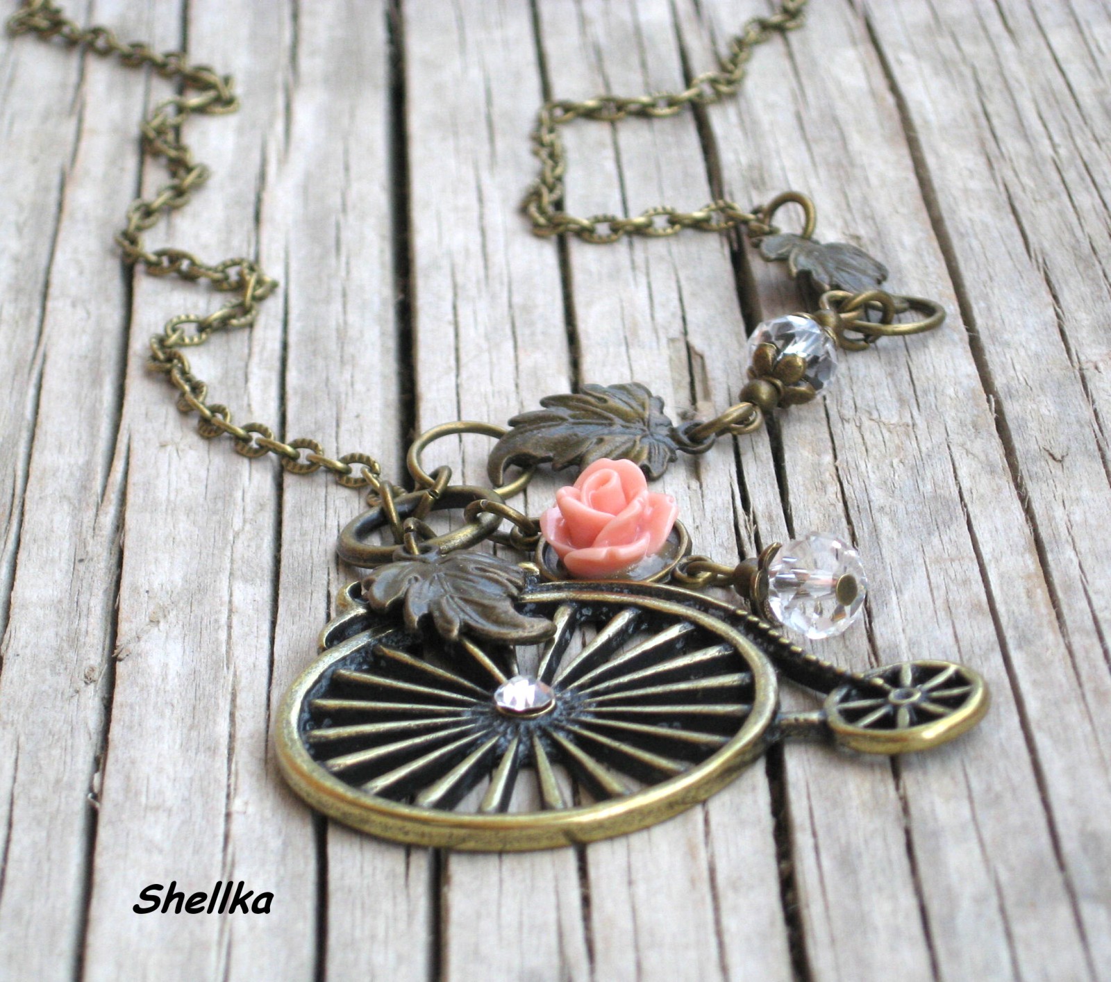 Náhrdelník velociped 6