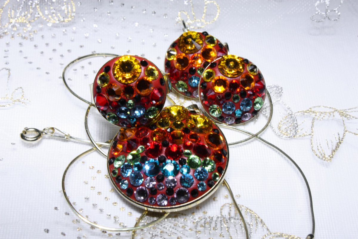 Zlatá pestrobarevná sada