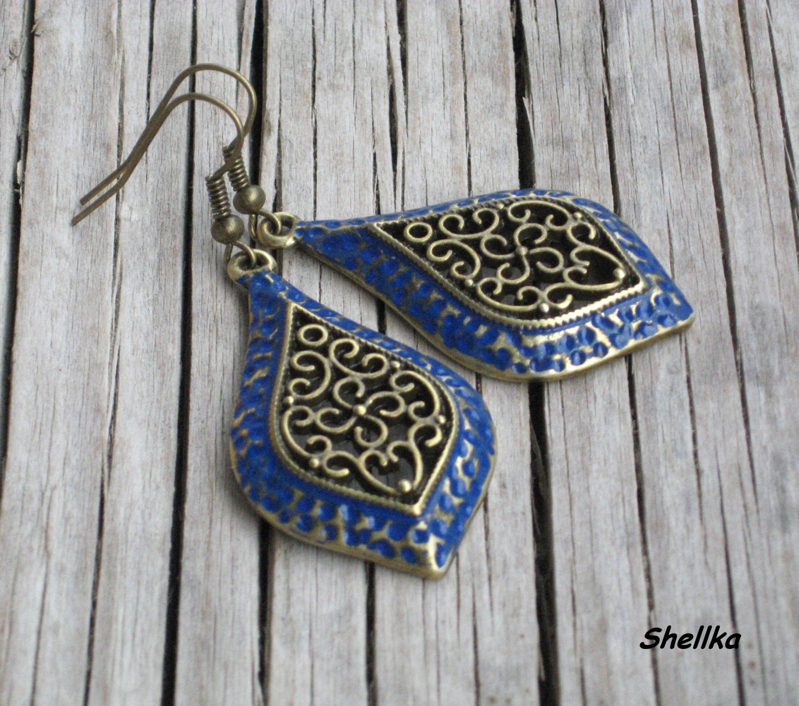 Náušnice ,,BLUE TEARS,,