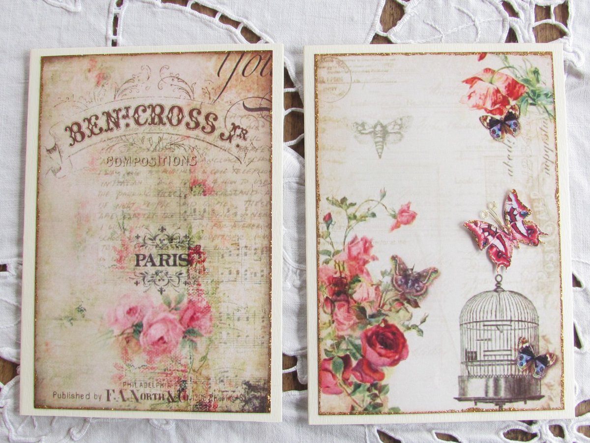 Sváteční přání č. 6 - 2 kusy