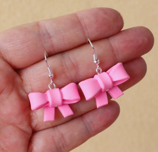 růžové mašličky