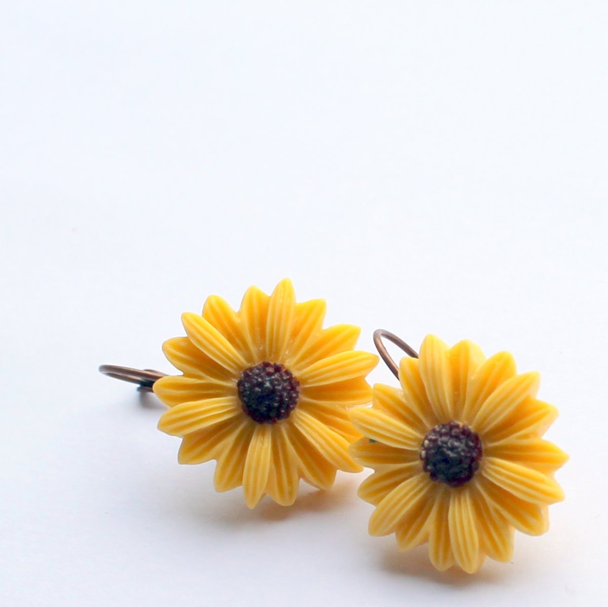 Náušnice s květinkou