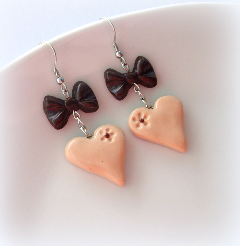 Čokoládová srdíčka - capuccino