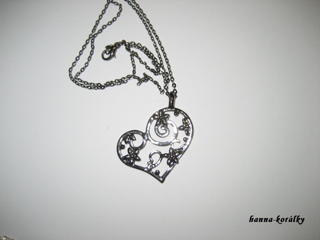 Řetízek - srdce - srdíčko