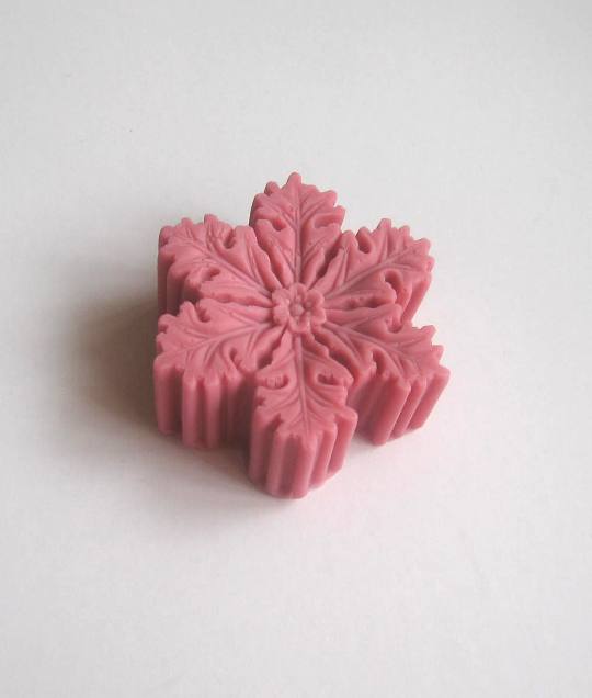 mýdlová hvězda tmavě starorůžová