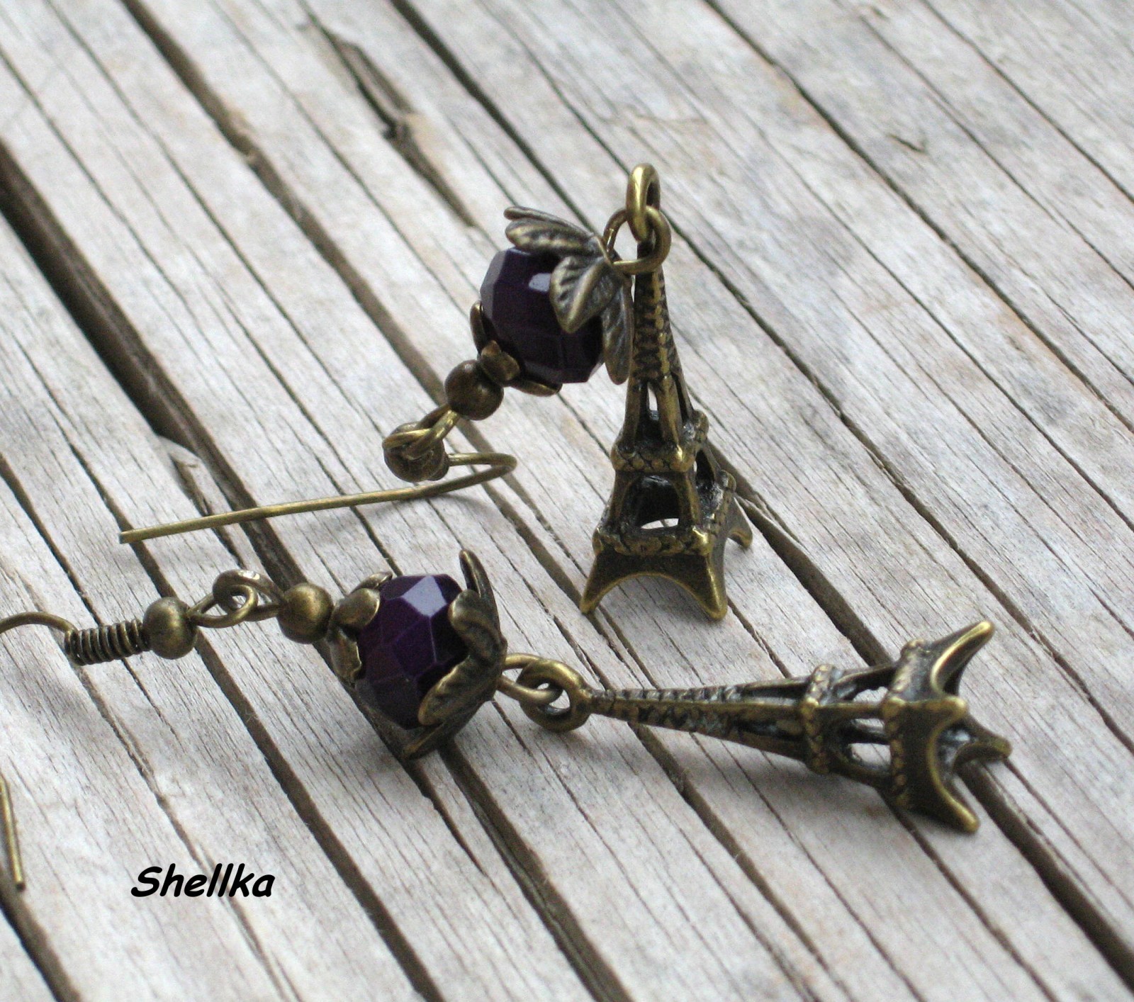 Náušnice s eiffelovkami