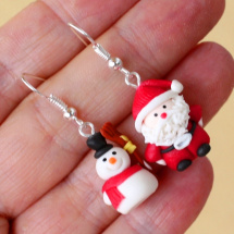 miniaturní santa a sněhuláček - i pro děti :-)