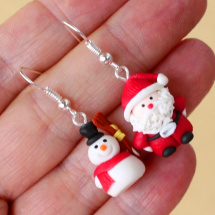 miniaturní santa a sněhuláček - i pro děti :-)