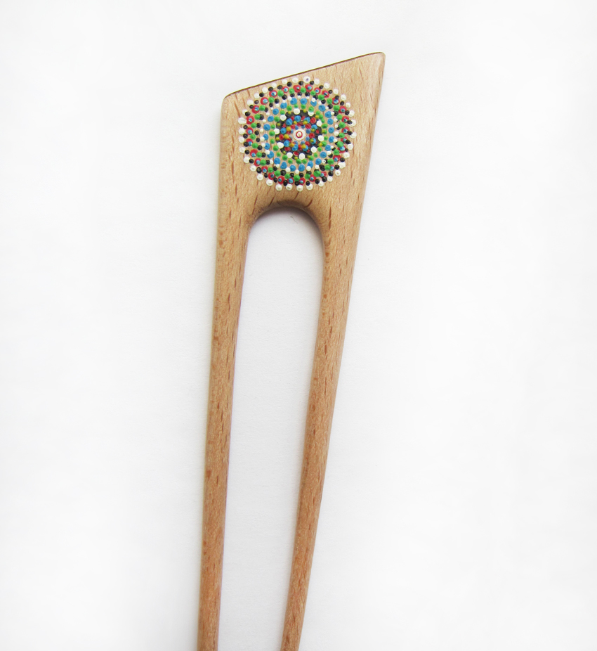 Jehlice do vlasů aboriginská