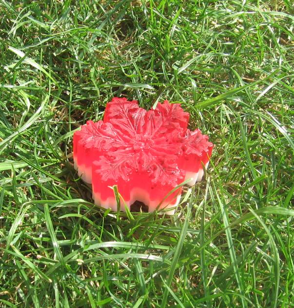 peelingová hvězda - mýdlo