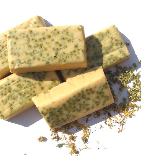 Heřmánková štola s měsíčkem - mýdlo