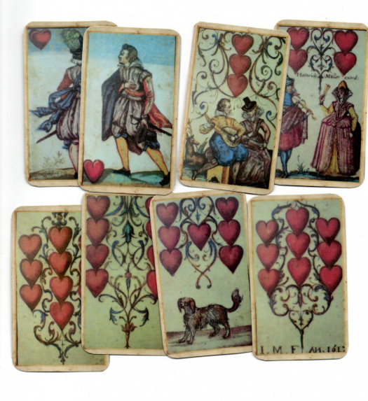 staré mariášové karty 1617