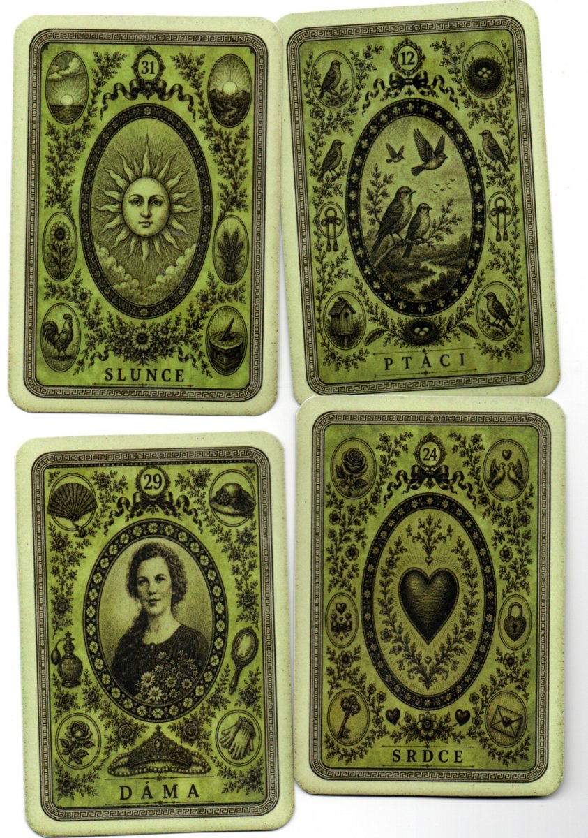Vykládací karty madam Lenormand 
