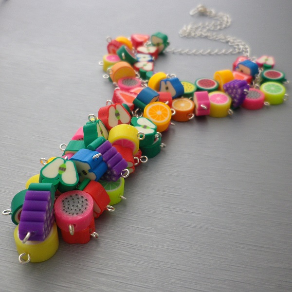 Ovocná sada - náhrdelník + náušnice