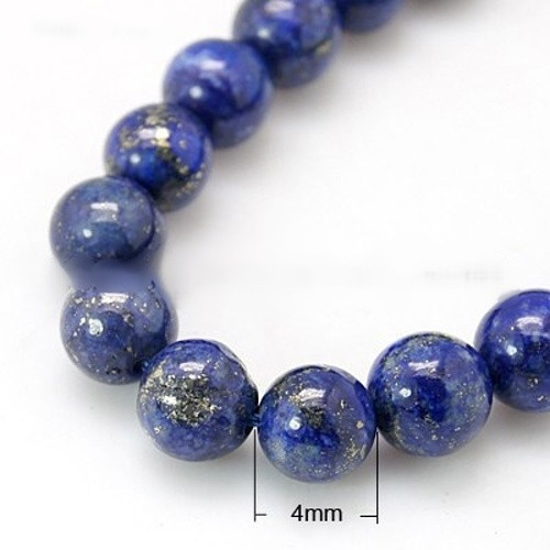 Lapis Lazuli minerál AA 4mm 45ks