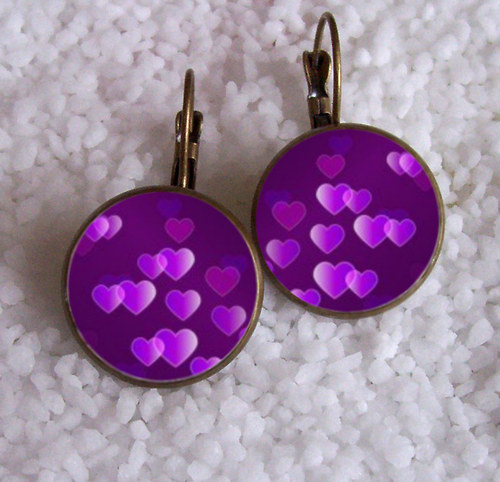 Náušnice z pryskyřice