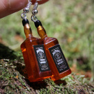 Whisky, vtipné náušnice, alkohol