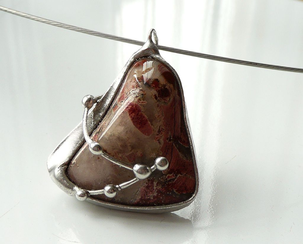 Souhvězdí Pabla Picassa.. / krásný,  velký JASPIS/ 