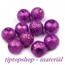 Perle Zigana fialová purpura, 8mm (20ks)