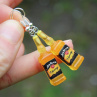 Jim Beam honey, vtipné náušnice, alkohol