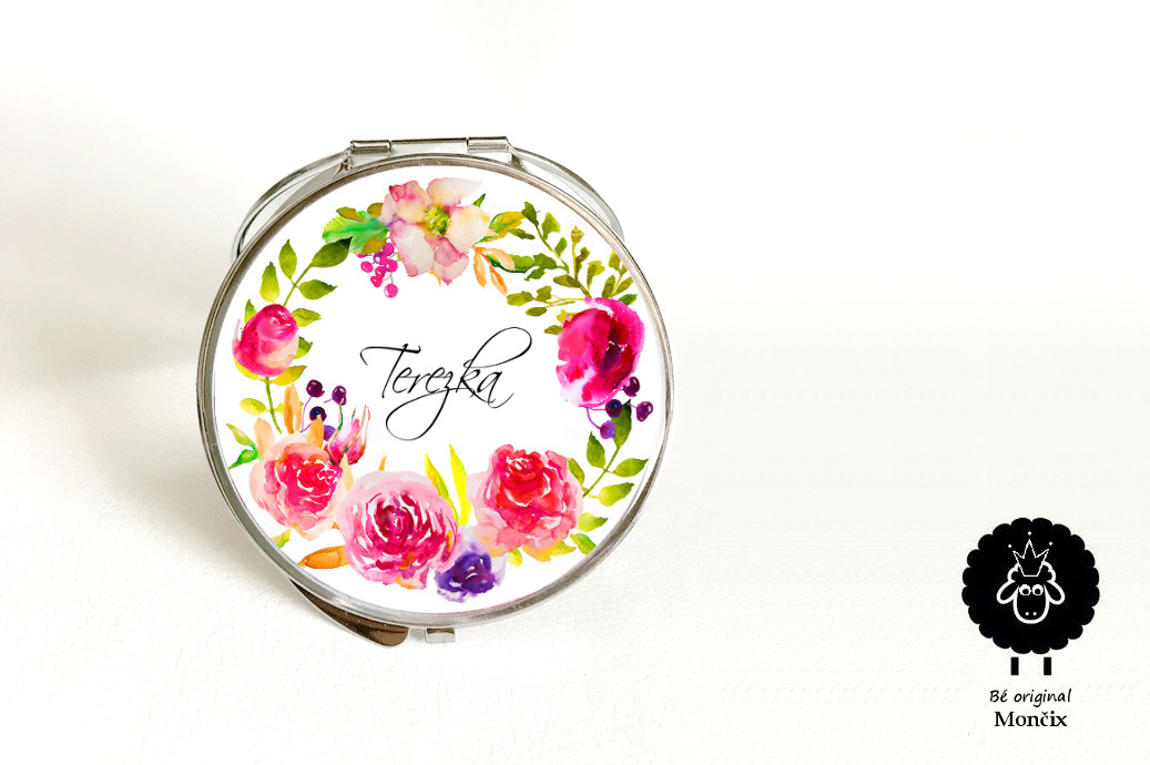 Zrcátko se jménem dle přání zákazníků