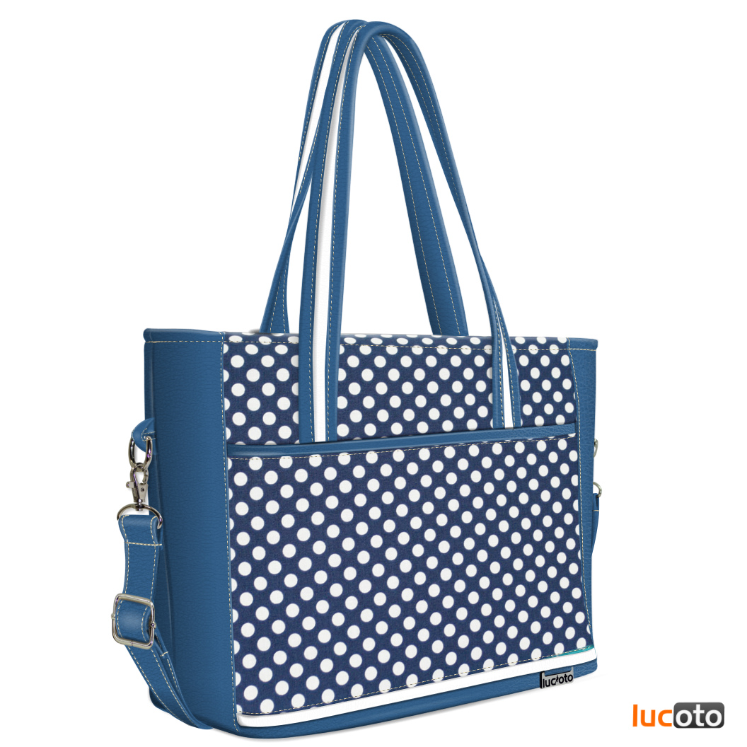 Joli One Dot blue and white  