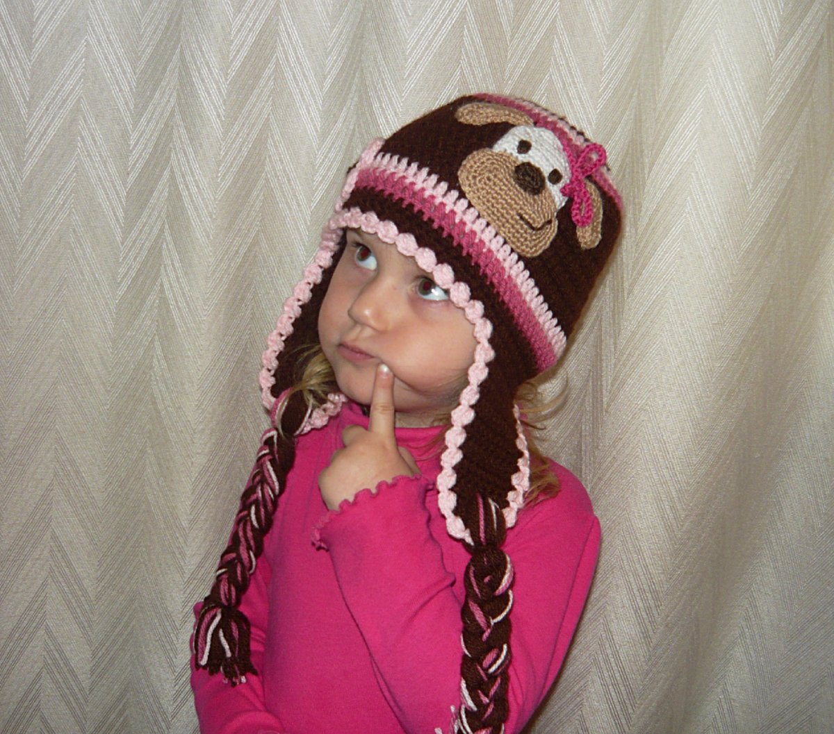 Háčkovaná ušanka 