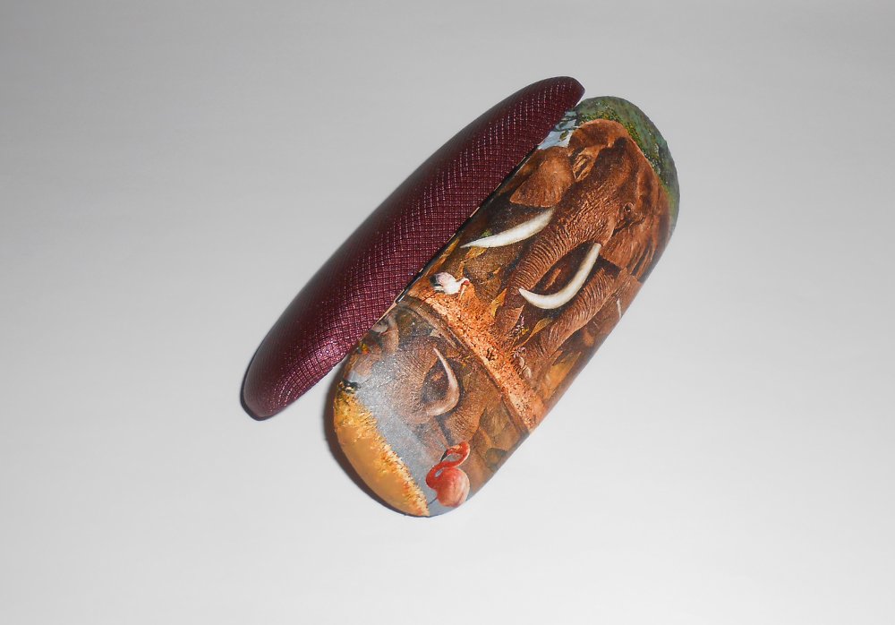 Pouzdro na brýle-Safari