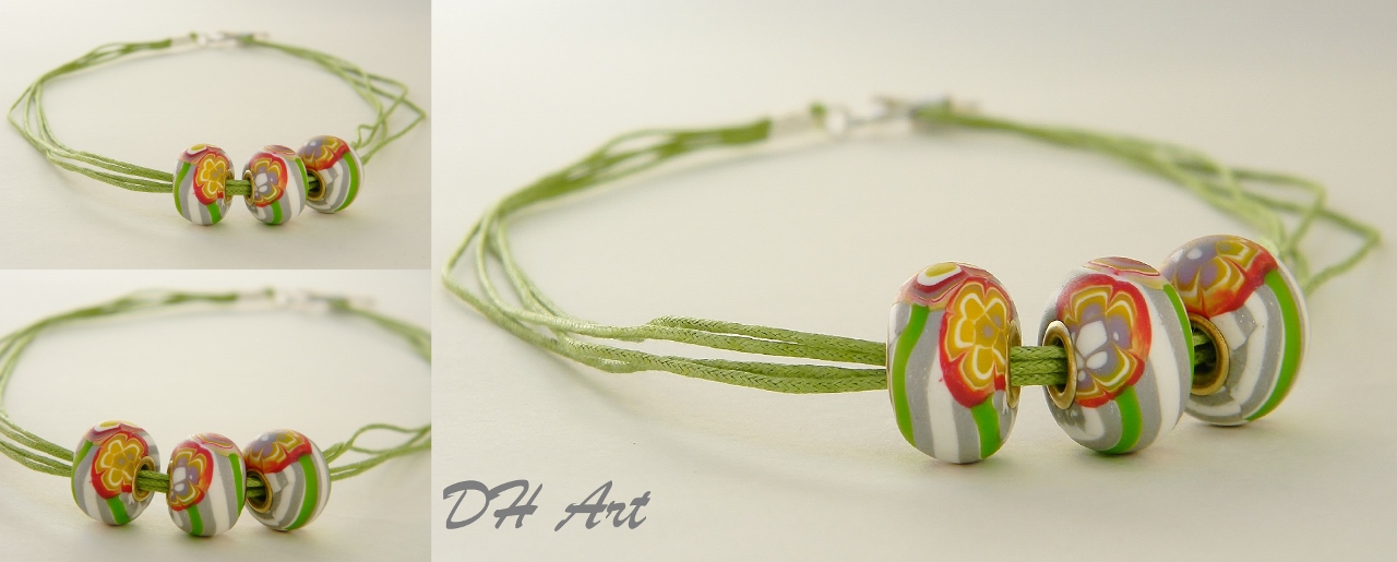 Náhrdelník Jarní korálky