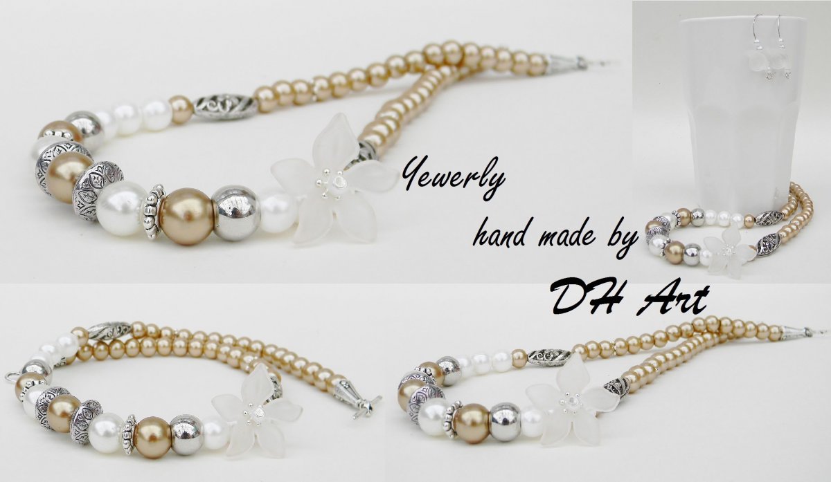 Náhrdelník Zlaté perličky