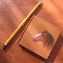 Mini zápisník s koněm