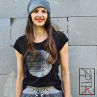 triko černé, úplet, S-3XL