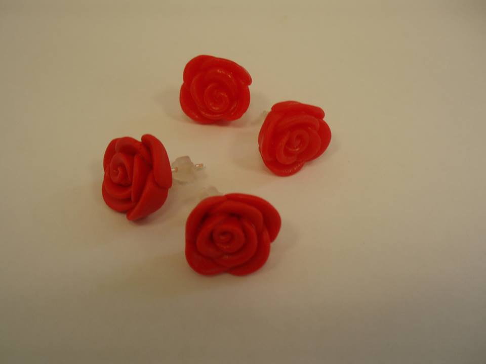 Náušnice - Růžičky