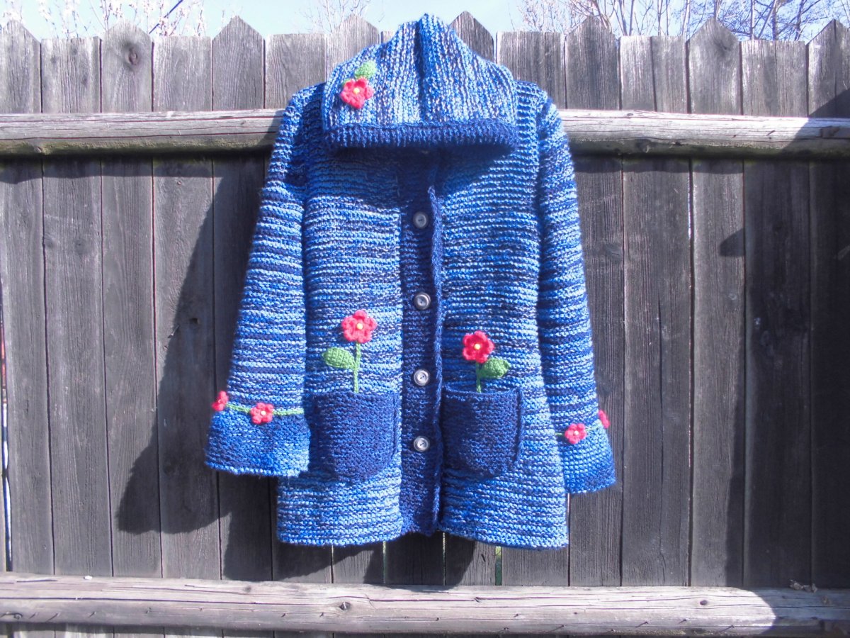 Svetrokabátek Rozbouřené moře