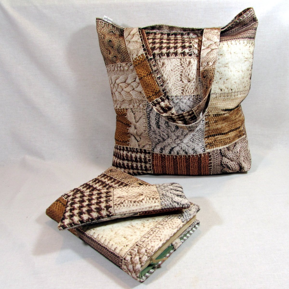 Nákupka pletená-set