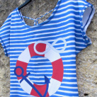 Tričko námořnické modré