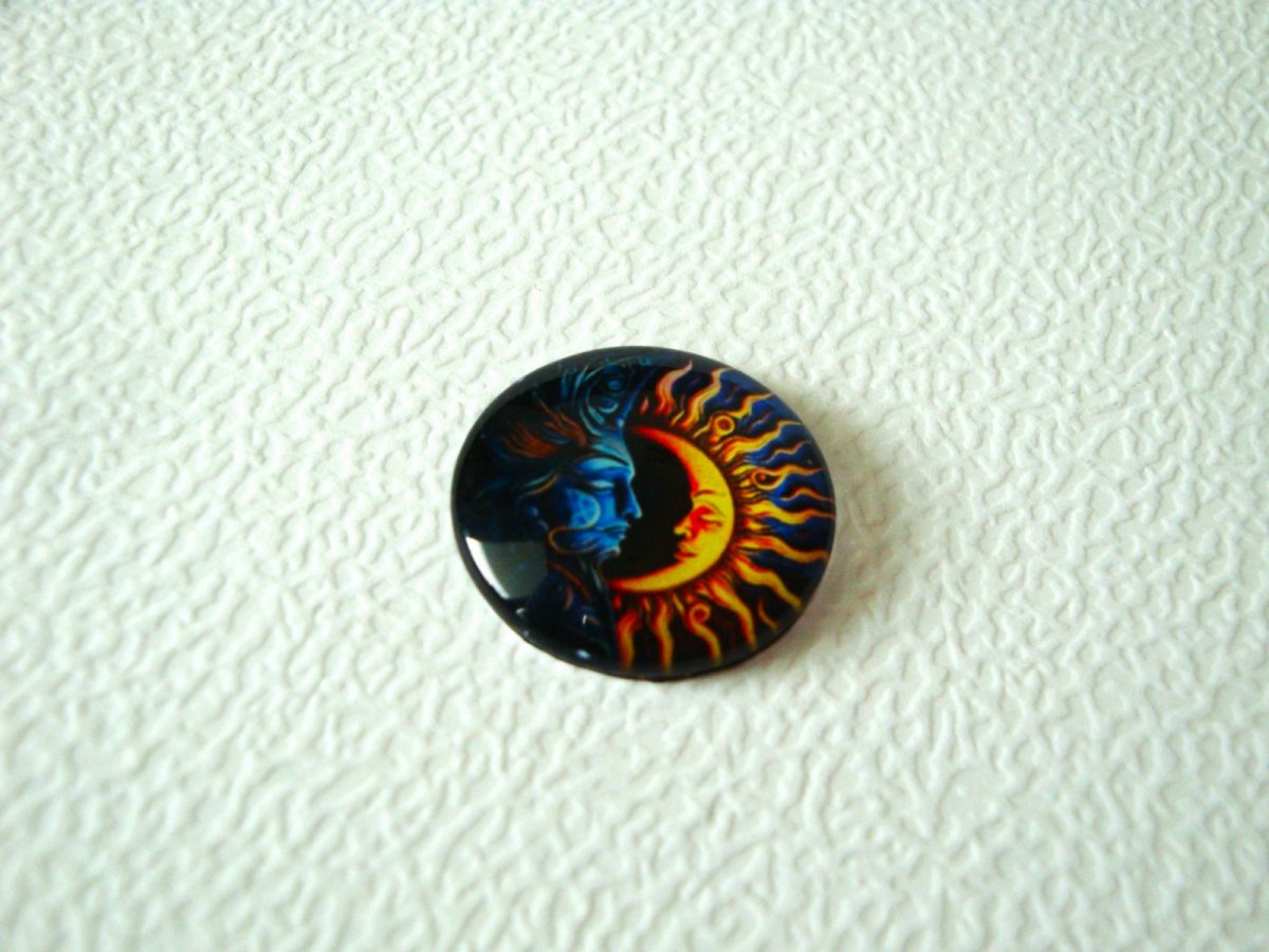 Skleněný kabošon 20 mm (1ks)